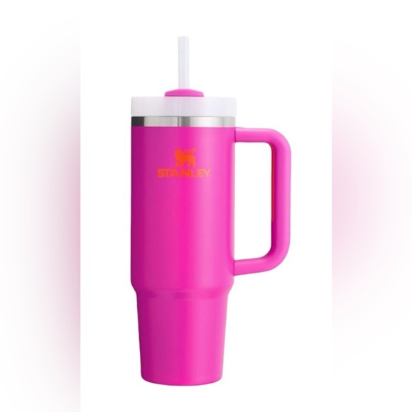 Stanley Bright Pink Quencher H2.0 Tumbler 30oz - Picture 7 of 9